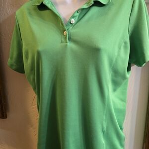 Nike Women’s Green Short Sleeve Polo Shirt